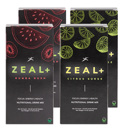 Zeal+ 60 Paquetes - Rumba Rush y Citrus Surge